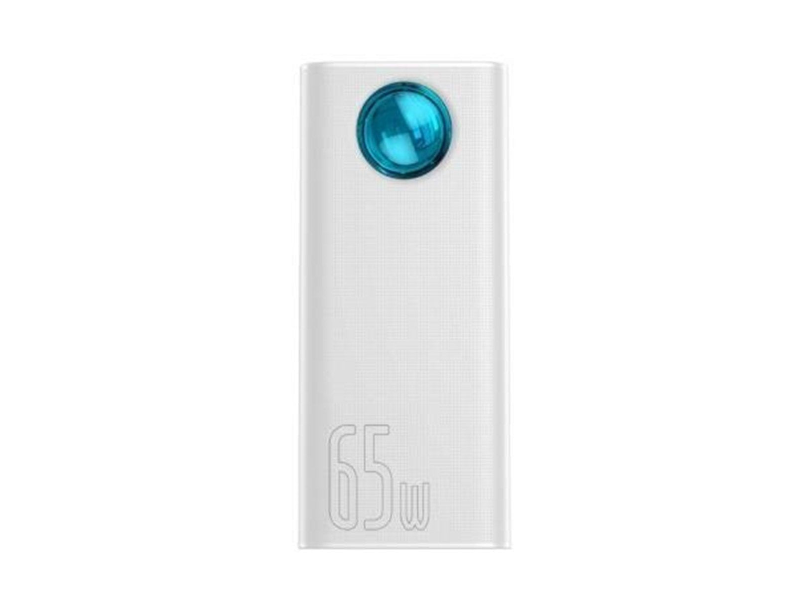 Baseus Amblight Digital Display Quick Charge - 30000mAh - 65W - 4xUSB USB-C Powerbank (Akku) - Weiß - 30000 mAh Baseus Amblight Digital Display Quick Charge - 30000mAh - 65W - 4xUSB USB-C Powerbank (Akku) - Weiß - 30000 mAh
